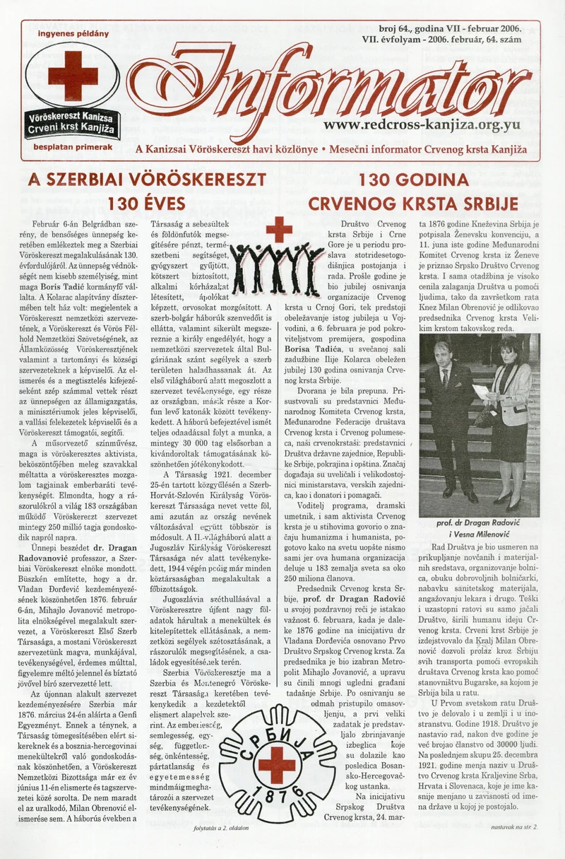 Informator, 7. évf. 2006. február 1. 64. sz.