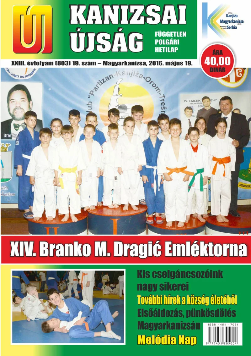 Új Kanizsai Újság, 23. évf. 2016. május 19. 19. sz.