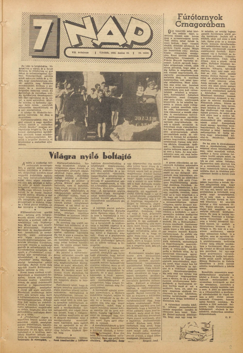 7 Nap, 7. évf. 1952. június 15. 24. sz. 1–12. oldal