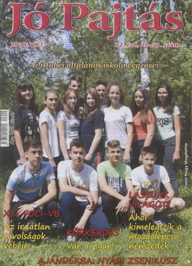 Jó Pajtás, 72. évf. 2018. június 7. 20–21. sz.