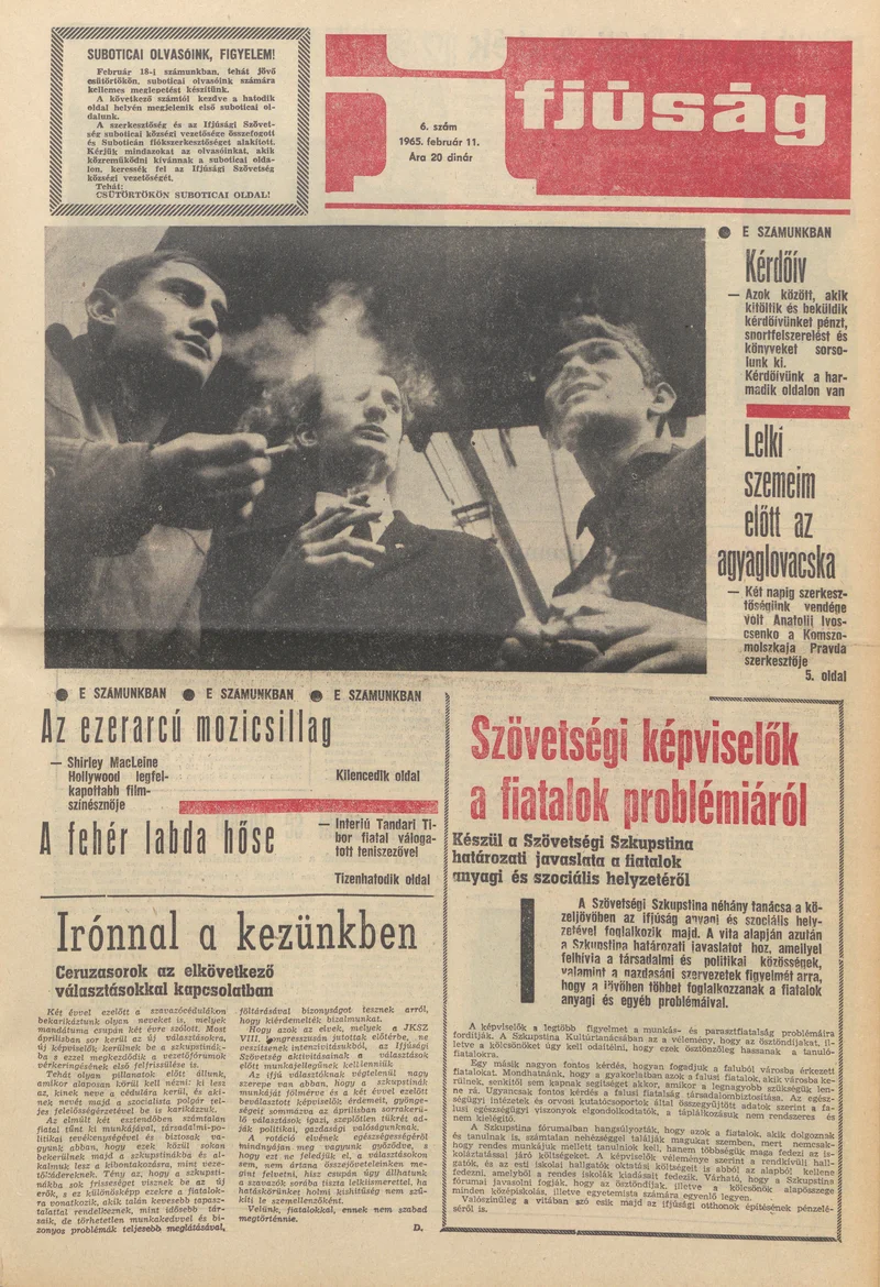 Ifjúság, 21. évf. 1965. február 11. 6. sz.
