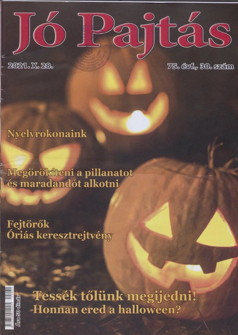Jó Pajtás, 75. évf. 2021. október 28. 30. sz.