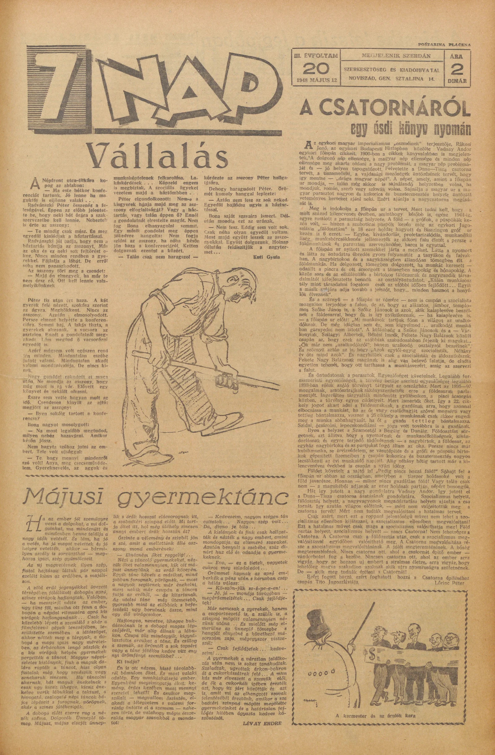7 Nap, 3. évf. 1948. május 12. 20. sz. 1–4. oldal