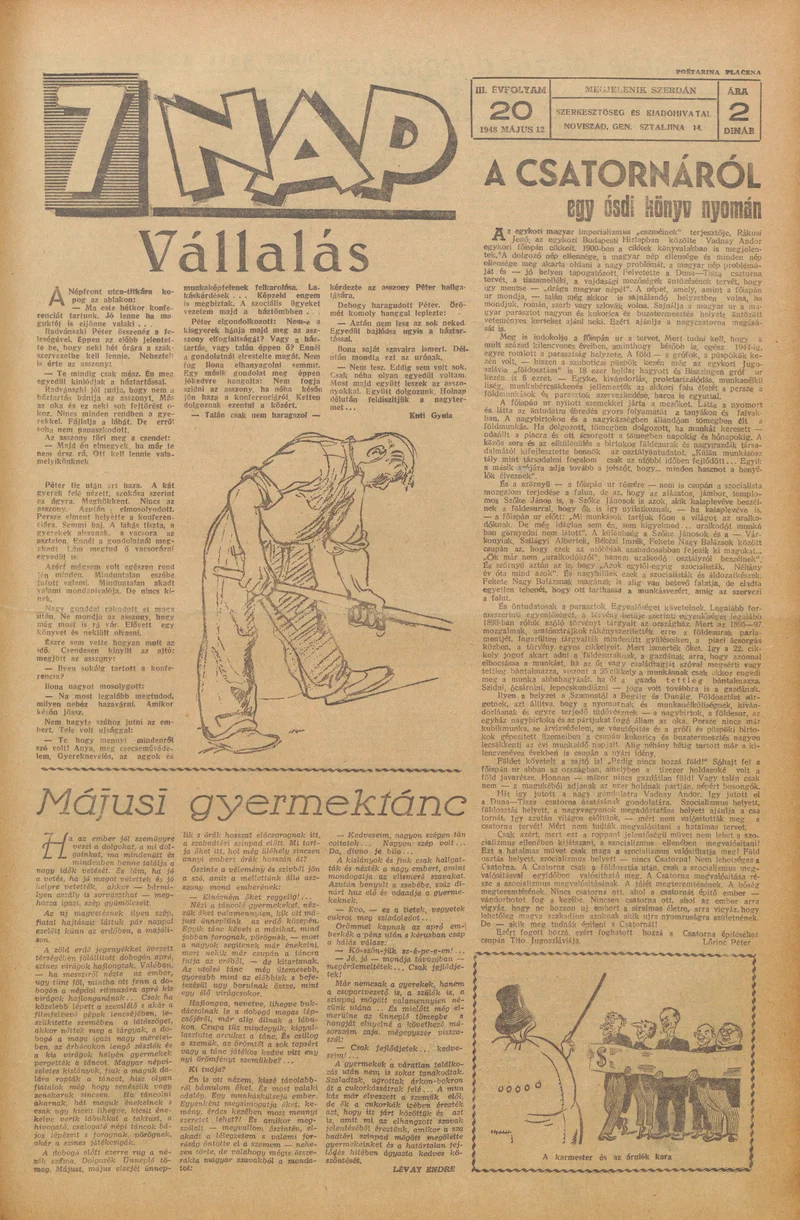 7 Nap, 3. évf. 1948. május 12. 20. sz. 1–4. oldal
