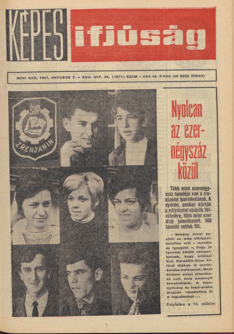 Képes Ifjúság, 23. évf. 1967. október 7. 29. sz. 1–32. oldal