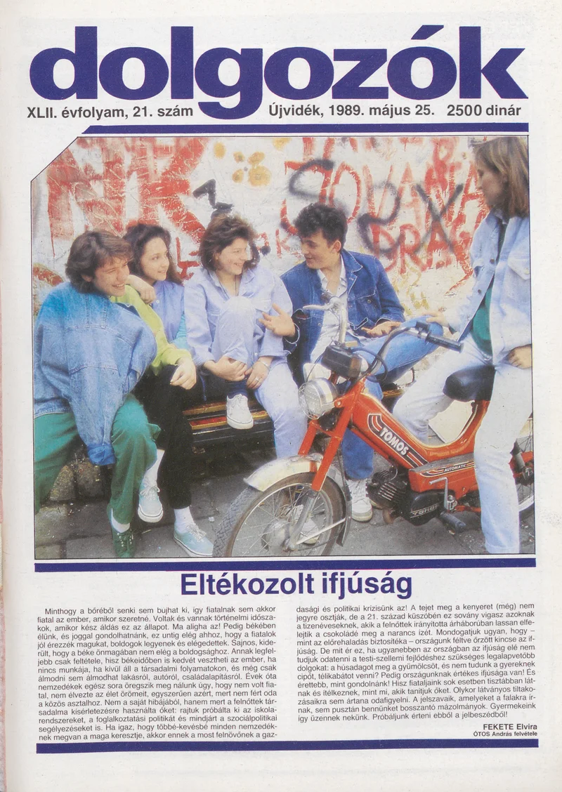 Dolgozók, 43. évf. 1989. május 25. 21. sz.