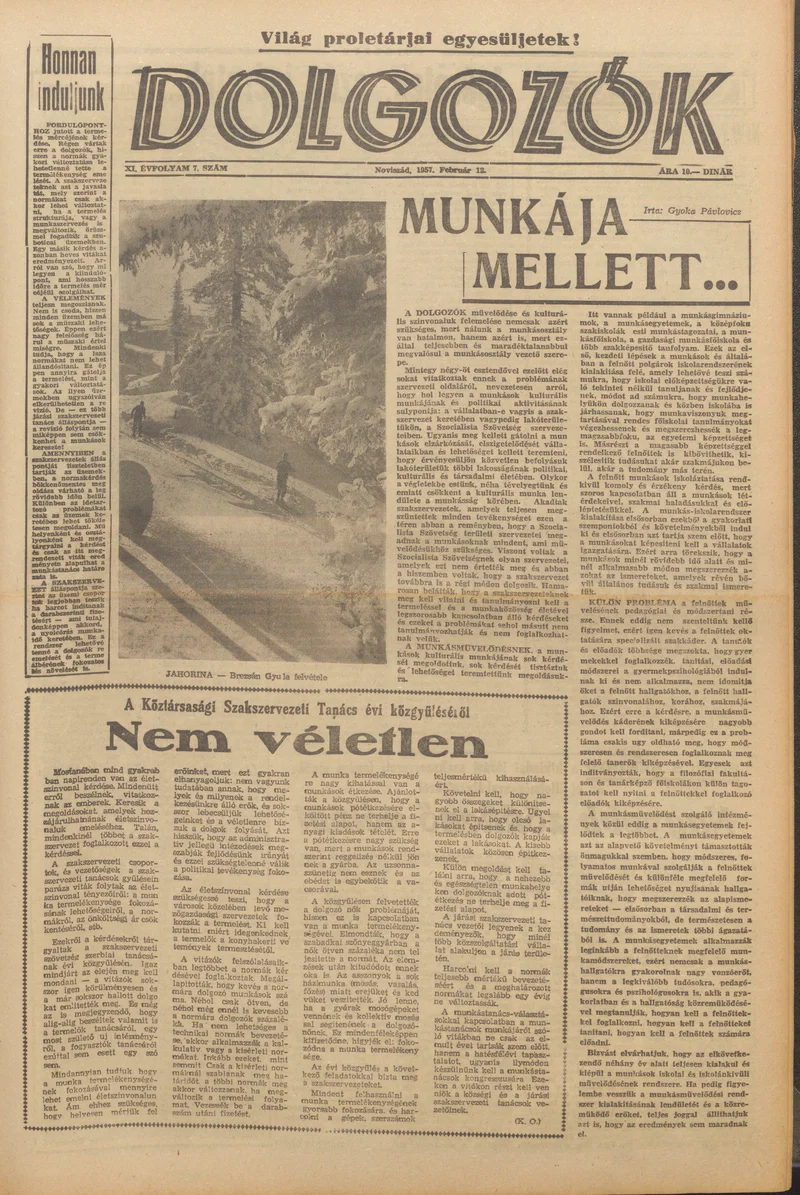 Dolgozók, 11. évf. 1957. február 12. 7. sz.