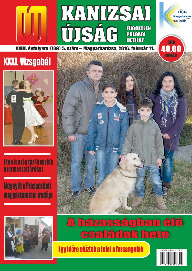 Új Kanizsai Újság, 23. évf. 2016. február 11. 5. sz.