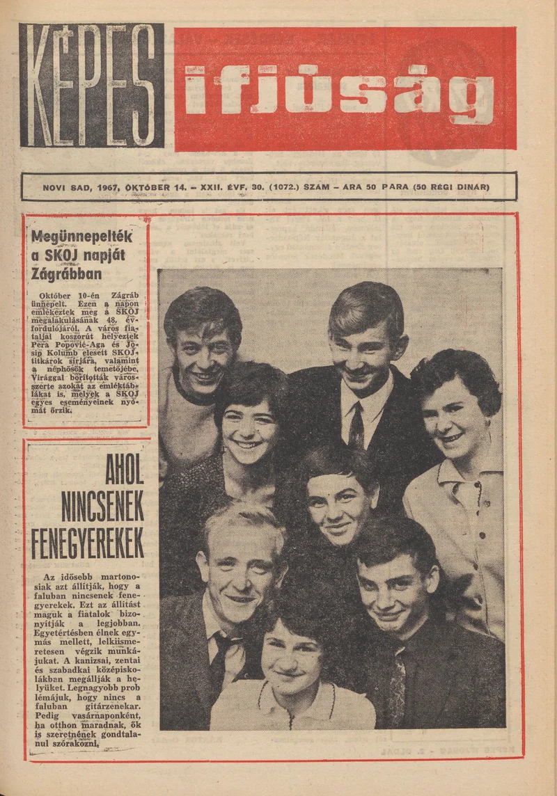 Képes Ifjúság, 23. évf. 1967. október 14. 30. sz. 1–32. oldal