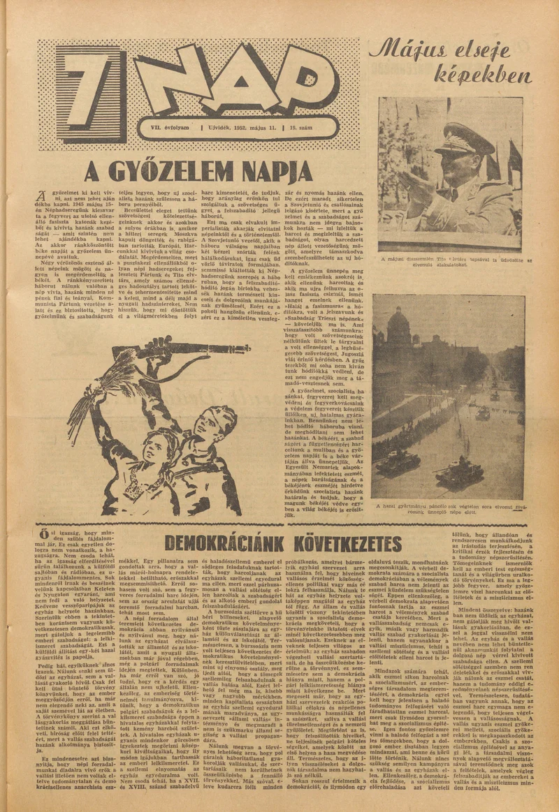 7 Nap, 7. évf. 1952. május 11. 19. sz. 1–12. oldal