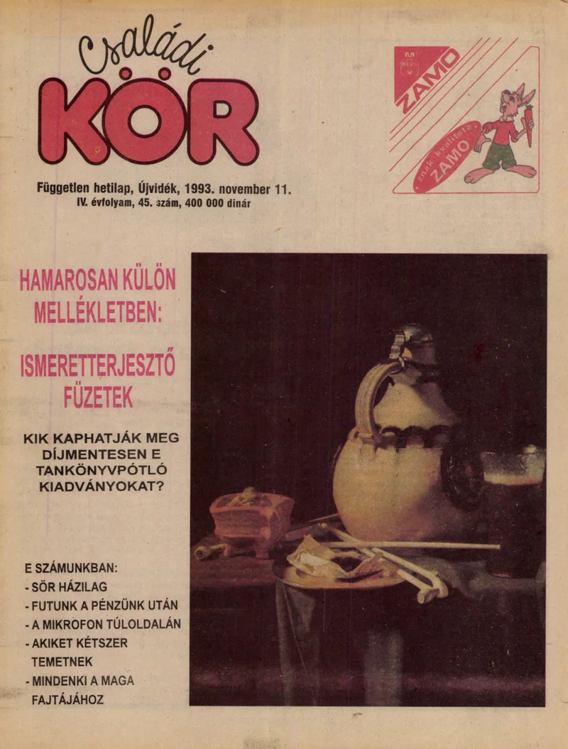 Családi Kör, 4. évf. 1993. november 11. 45. sz.