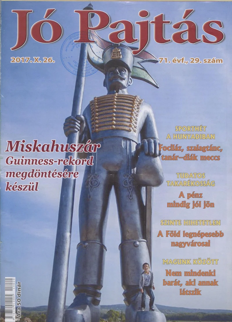 Jó Pajtás, 71. évf. 2017. október 26. 29. sz.