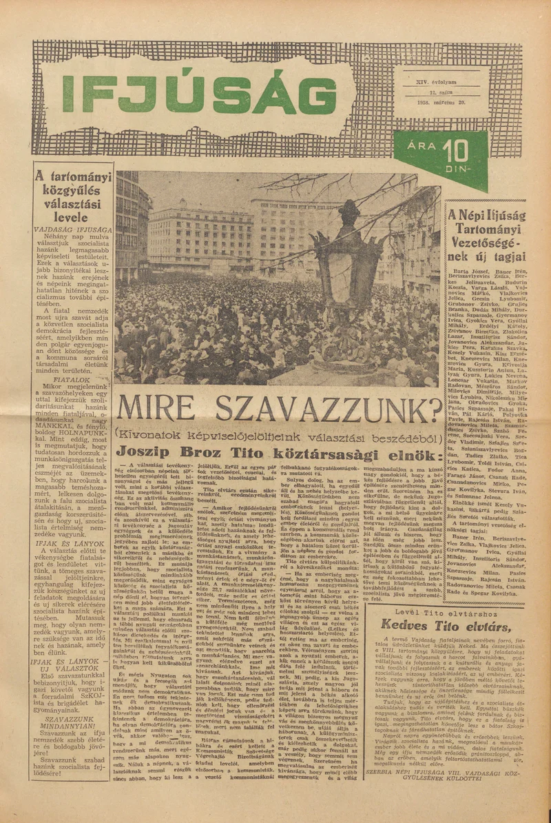 Ifjúság, 14. évf. 1958. március 20. 12. sz.