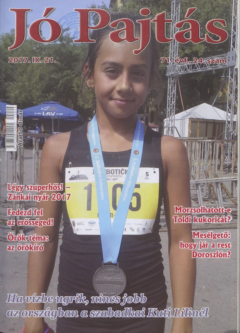 Jó Pajtás, 71. évf. 2017. szeptember 21. 24. sz.