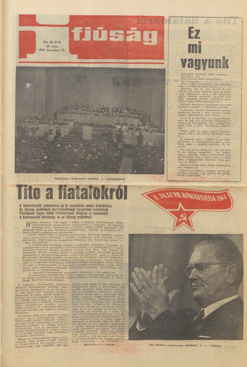 Ifjúság, 20. évf. 1964. december 10. 40. sz.