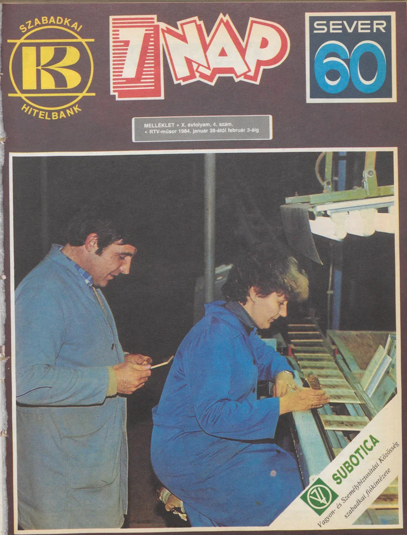 7 Nap melléklet, 10. évf. 1984. január 28. – február 3. 4. sz.