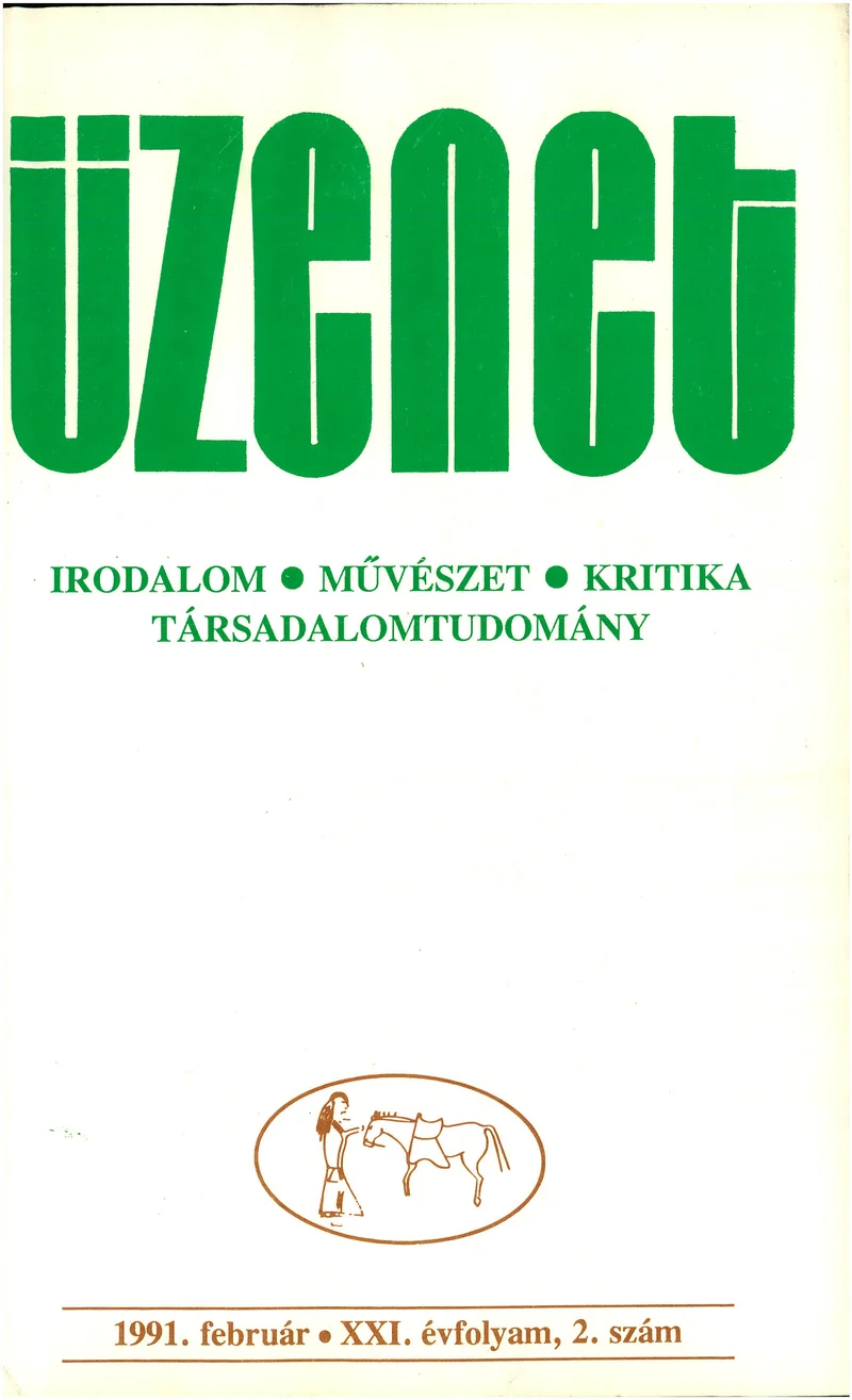 Üzenet, 21. évf. 1991. február. 2. sz. 85–180. oldal
