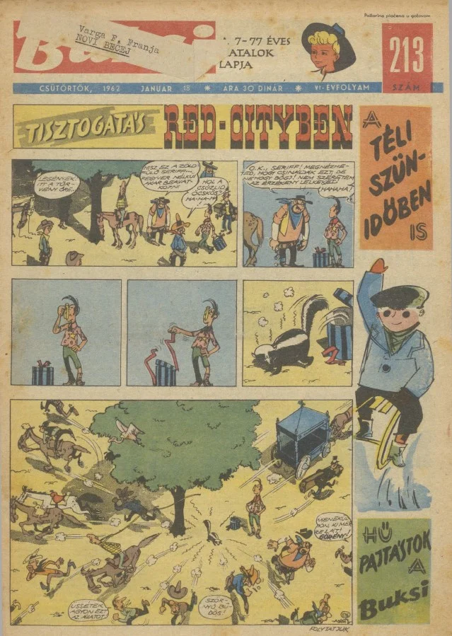 Buksi, 6. évf. 1962. január 18. 213. sz.