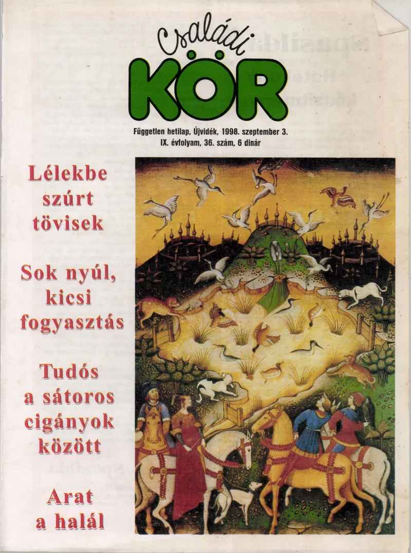 Családi Kör, 9. évf. 1998. szeptember 3. 36. sz.