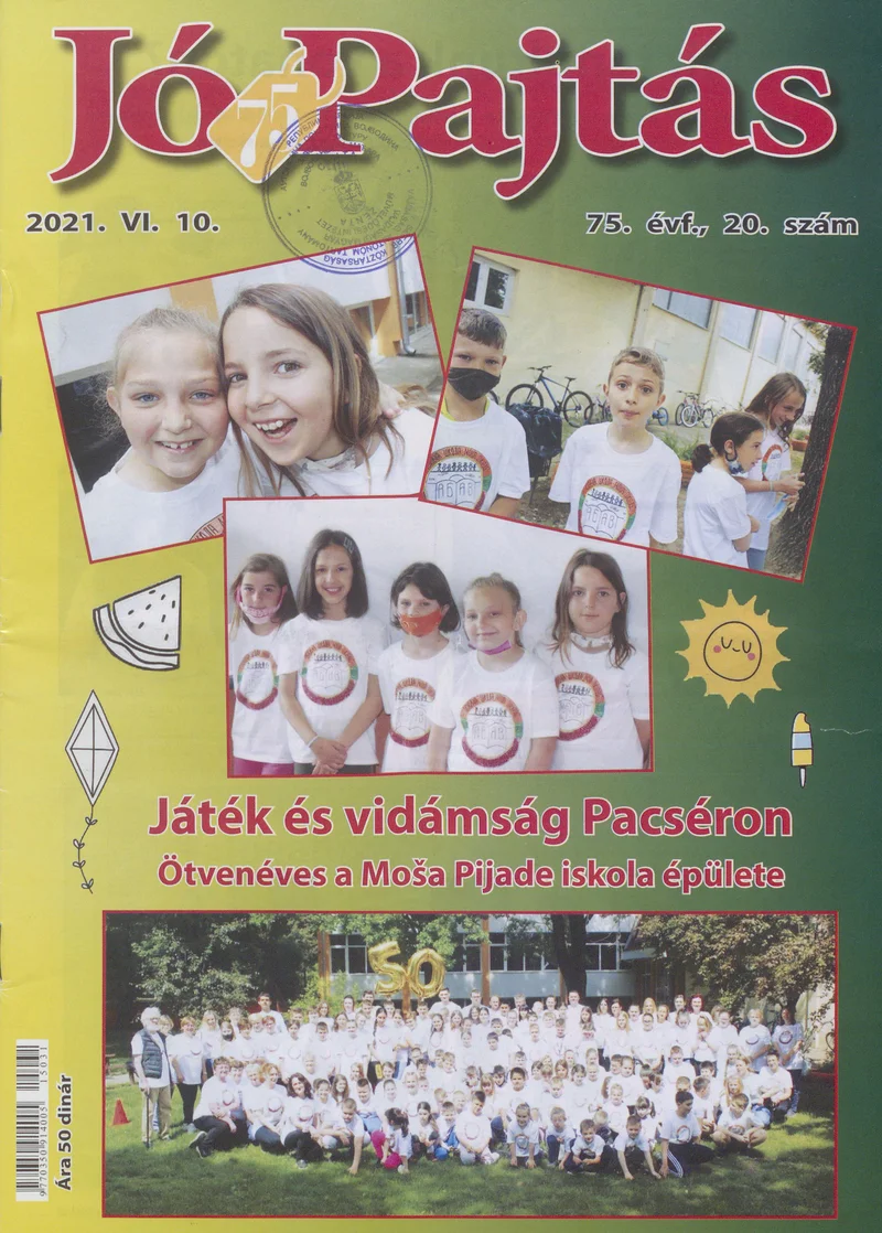 Jó Pajtás, 75. évf. 2021. június 10. 20. sz.