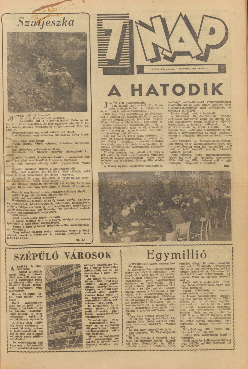 7 Nap, 13. évf. 1958. február 23. 9. sz.
