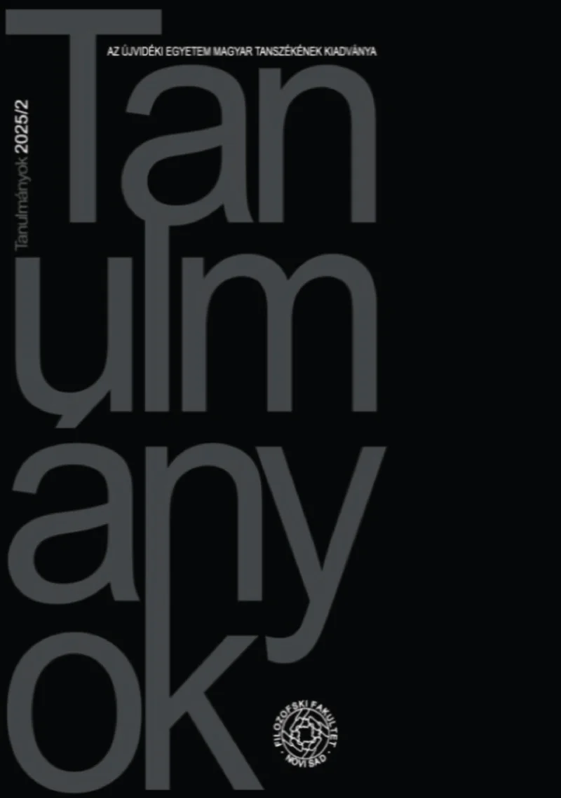 Tanulmányok, 55. évf. 2025. 2. sz.