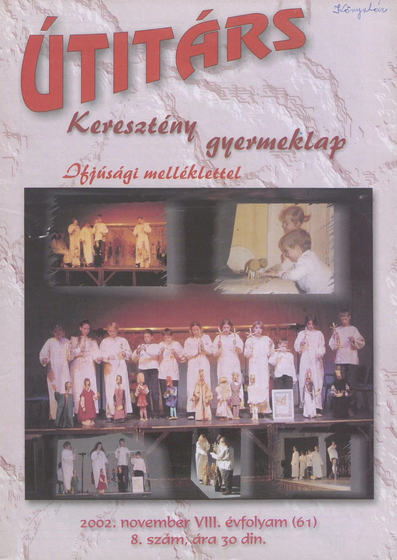 Útitárs, 7. évf. 2002. november. 8. sz.