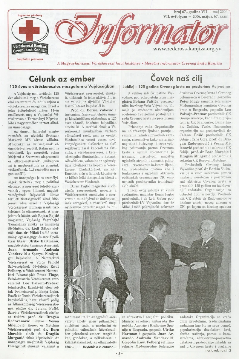 Informator, 7. évf. 2006. május 1. 67. sz.