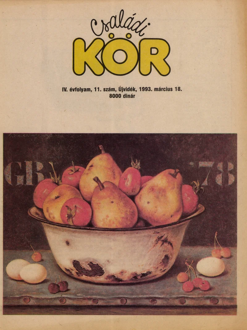 Családi Kör, 4. évf. 1993. március 18. 11. sz.