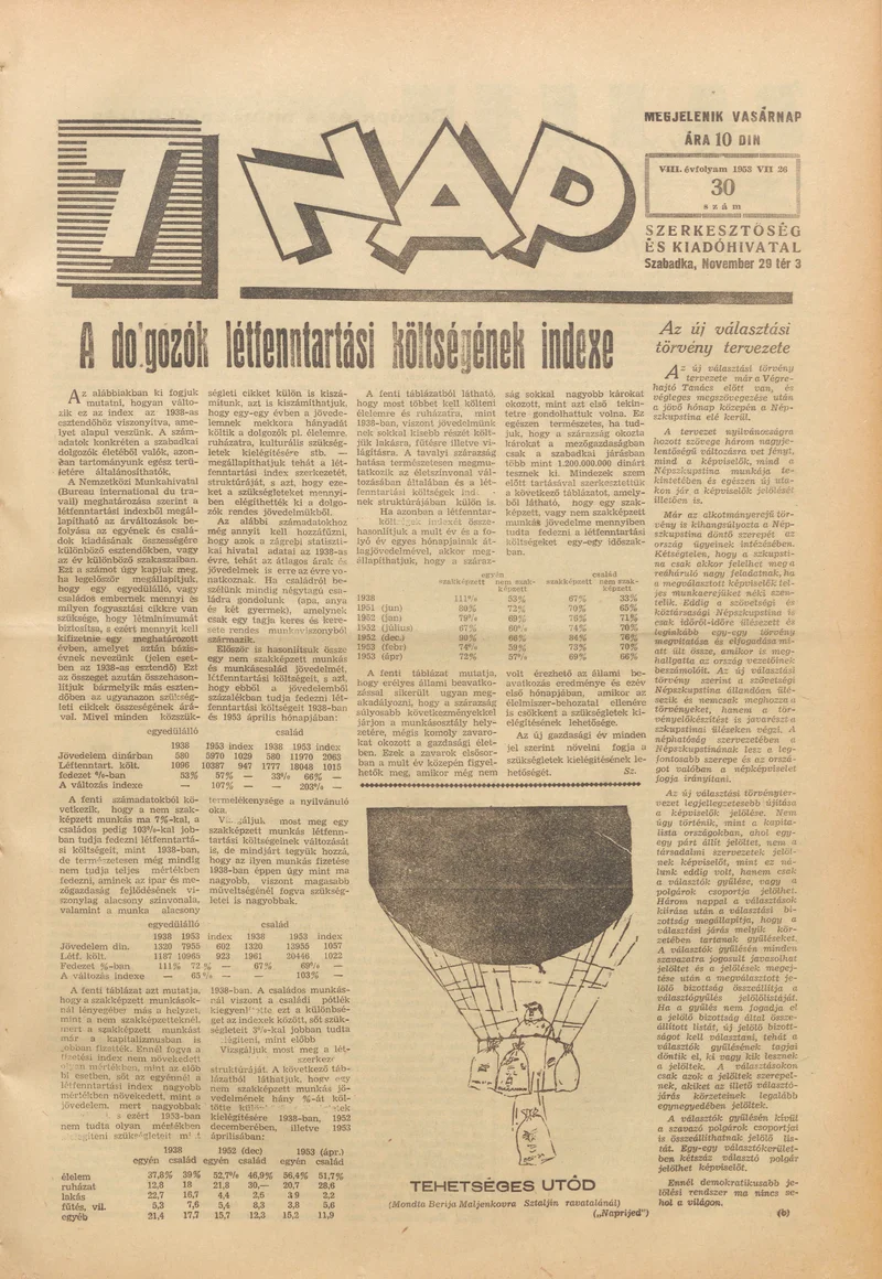 7 Nap, 8. évf. 1953. július 26. 30. sz. 1–16. oldal