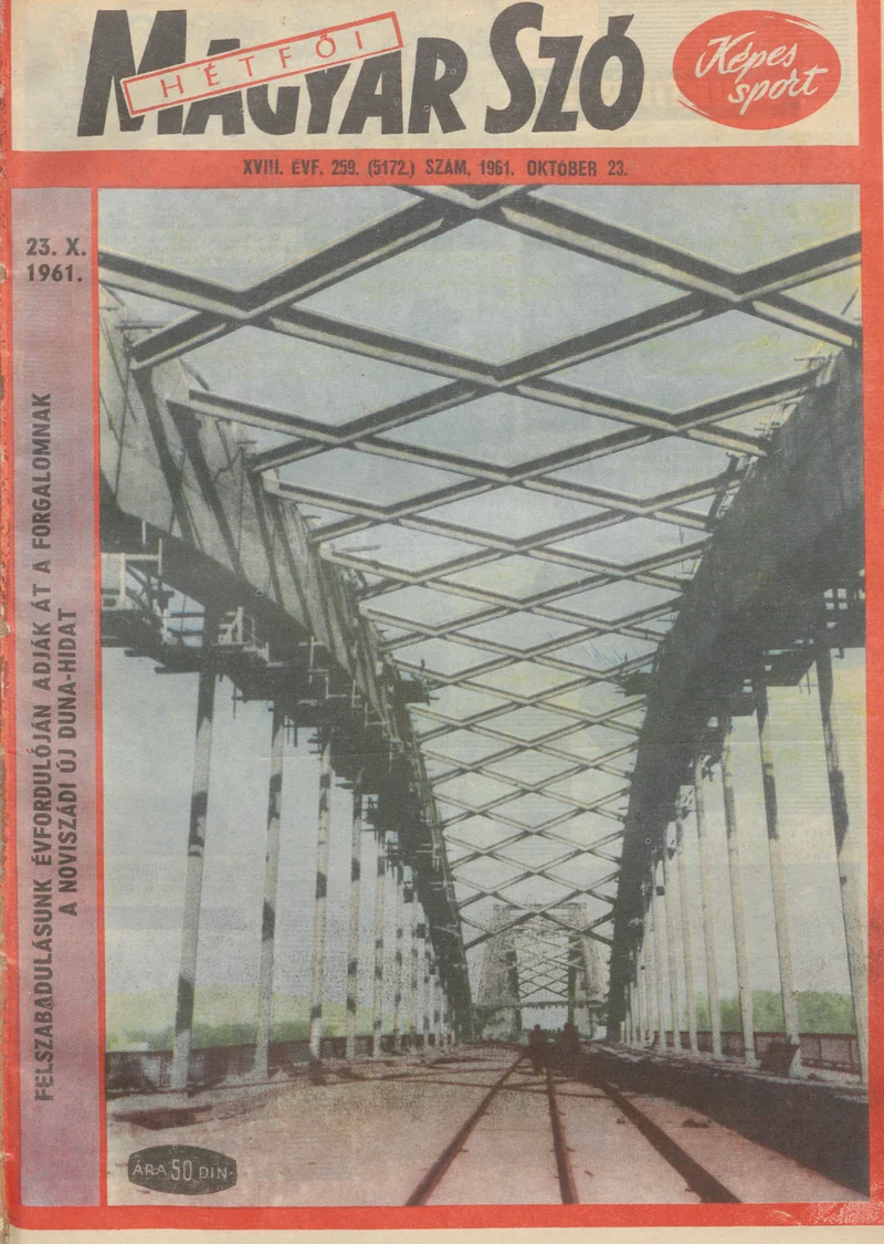 Hétfői Magyar Szó, 18. évf. 1961. október 23. 259. sz.