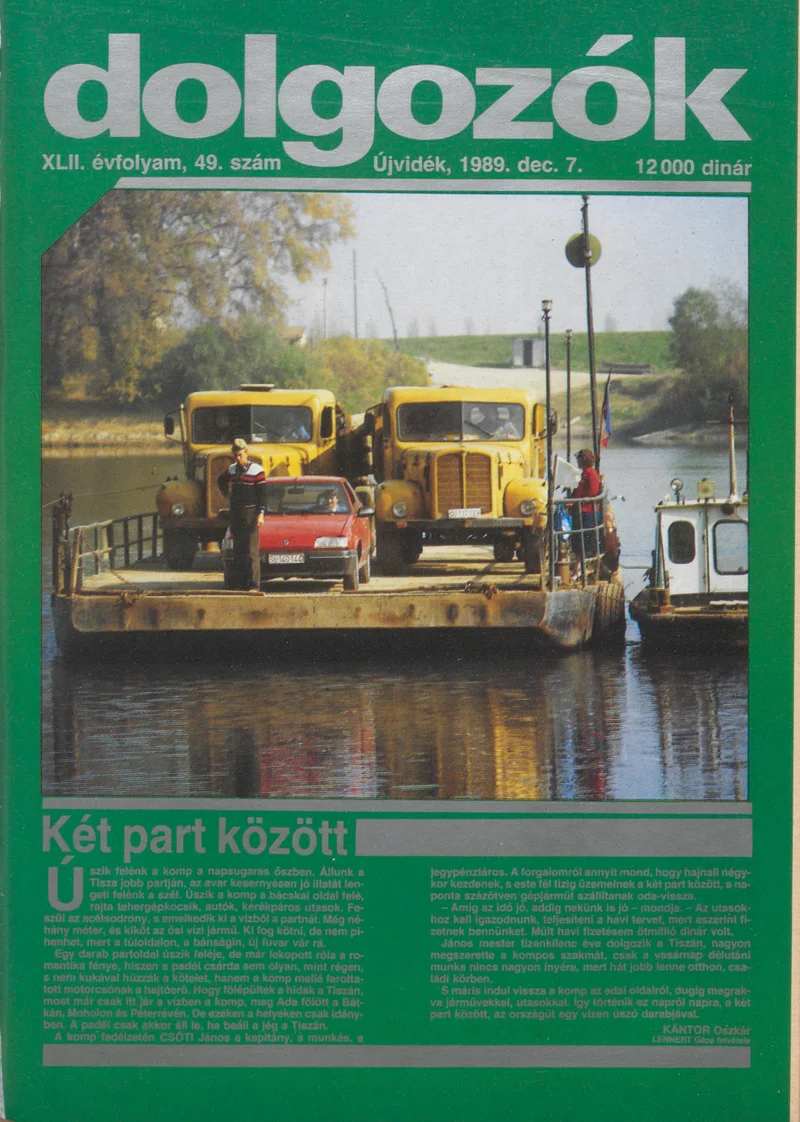 Dolgozók, 43. évf. 1989. december 7. 49. sz.