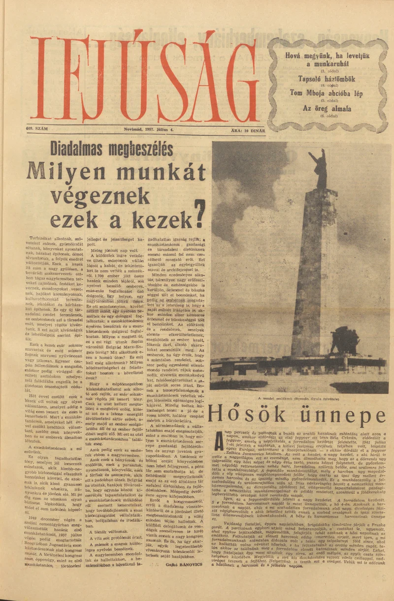Ifjúság, 13. évf. 1957. július 4. 609. sz.