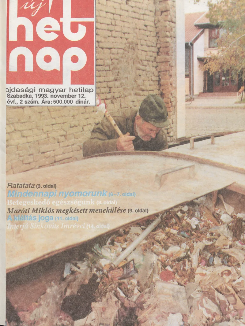 Új Hét Nap, 1. évf. 1993. november 12. 2. sz.
