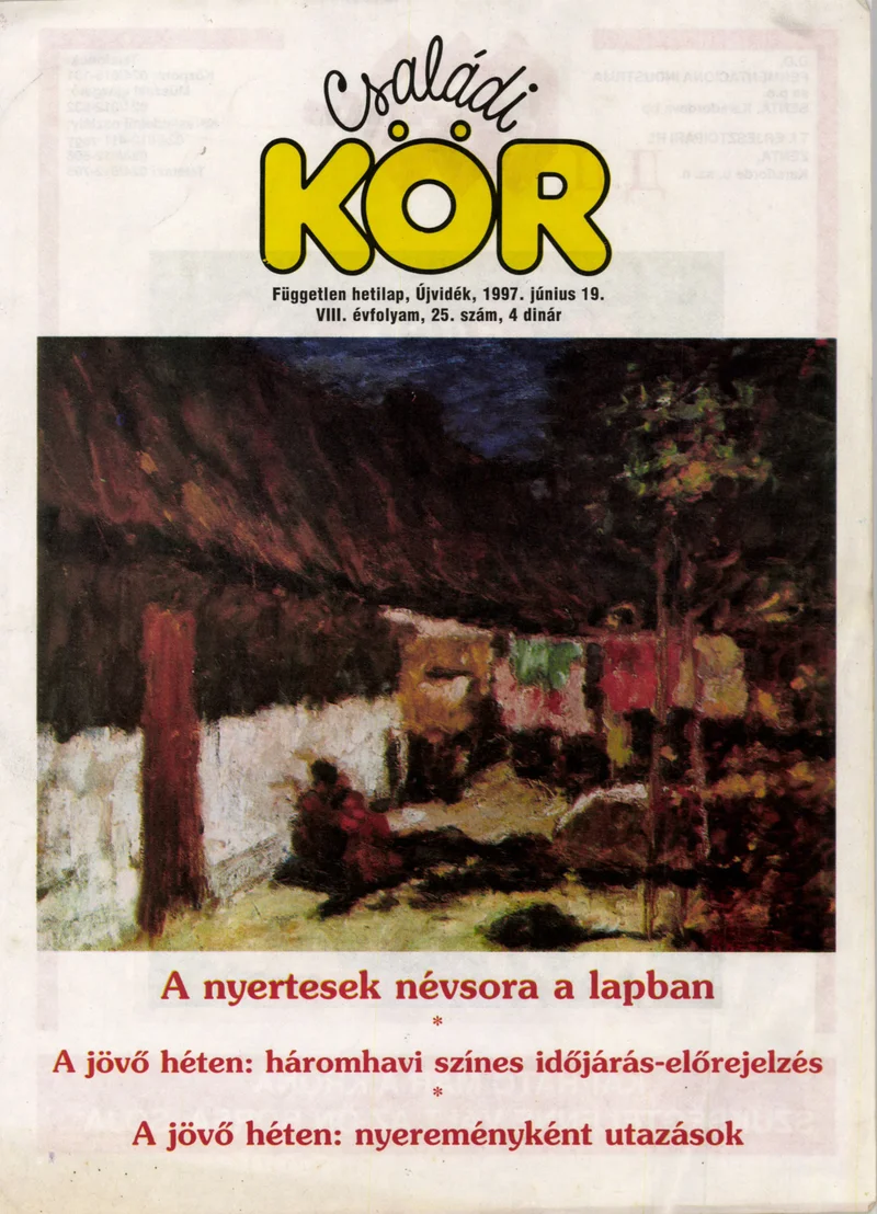 Családi Kör, 8. évf. 1997. május 19. 25. sz.