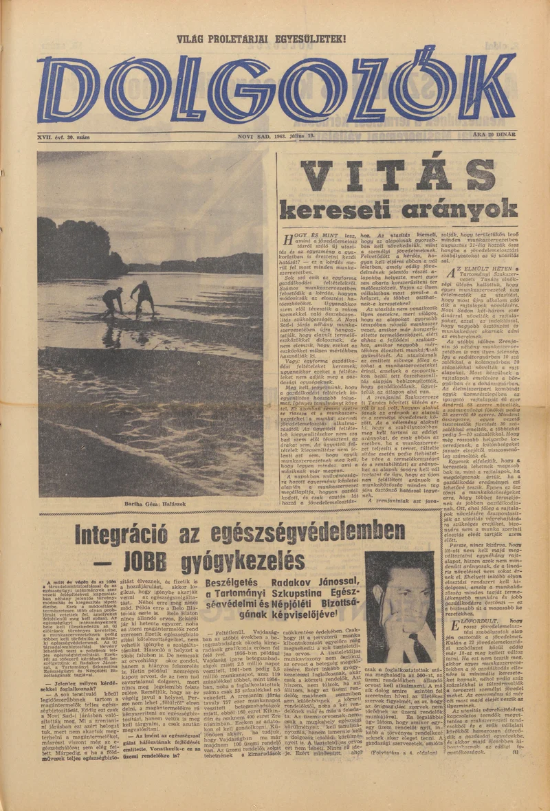 Dolgozók, 17. évf. 1963. július 19. 30. sz.