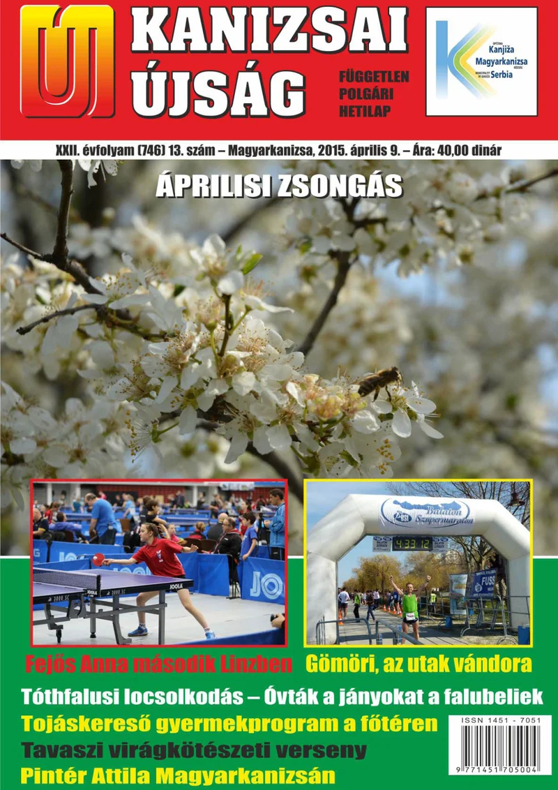 Új Kanizsai Újság, 22. évf. 2015. április 9. 13. sz.