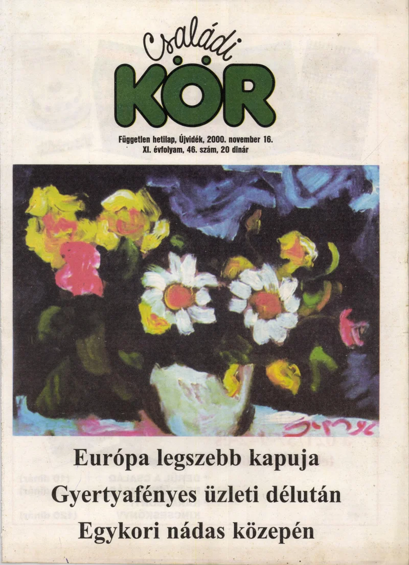 Családi Kör, 11. évf. 2000. november 16. 46. sz.