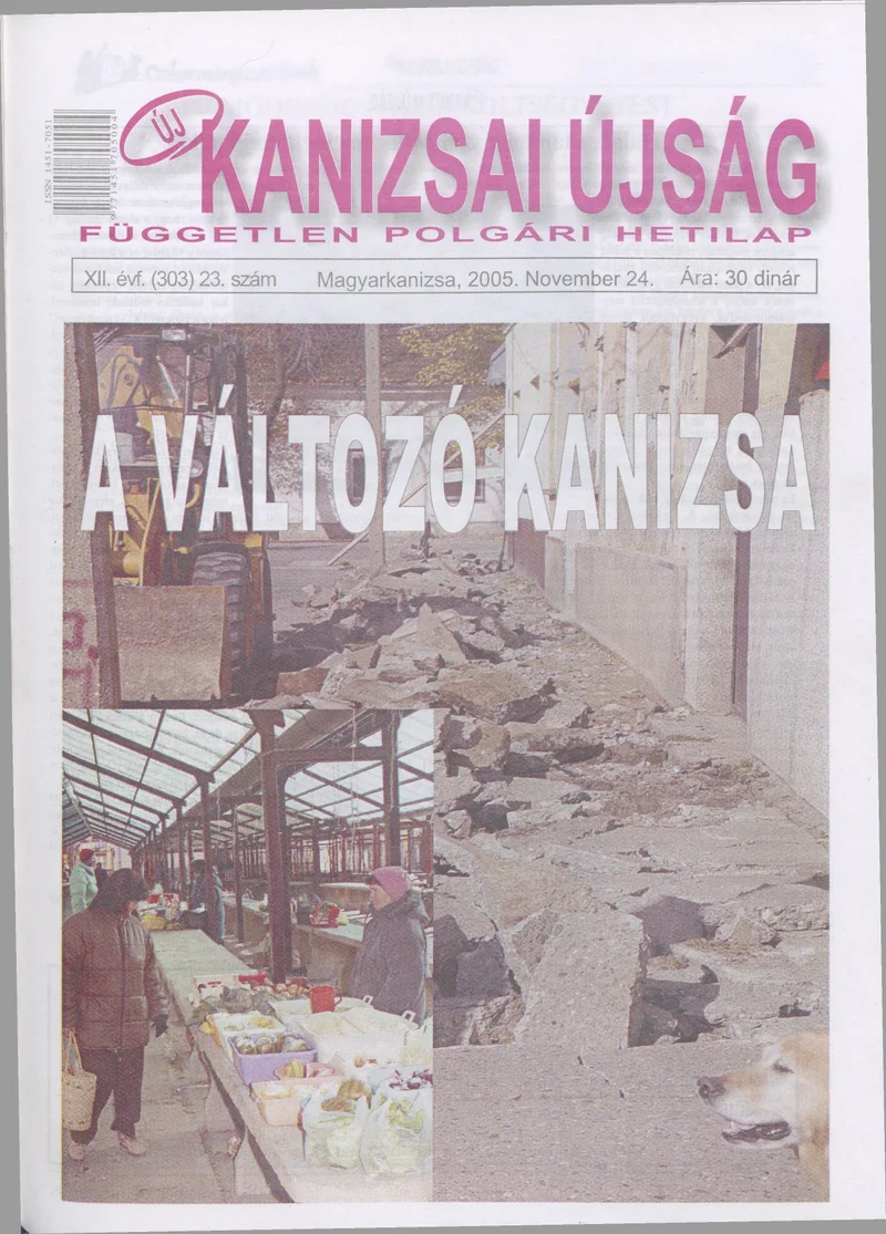 Új Kanizsai Újság, 12. évf. 2005. november 24. 23. sz.