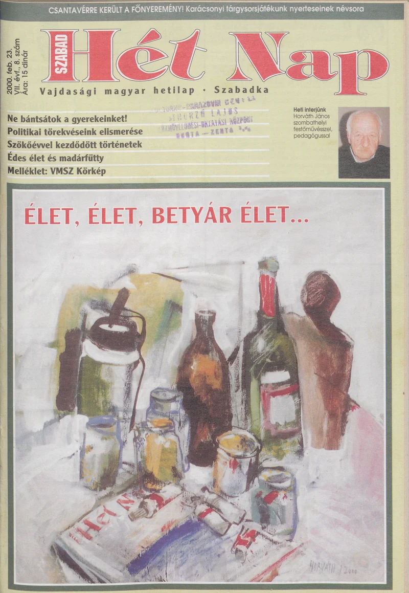 Szabad Hét Nap, 7. évf. 2000. február 23. 8. sz.