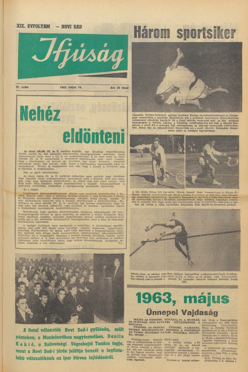 Ifjúság, 19. évf. 1963. május 16. 21. sz.