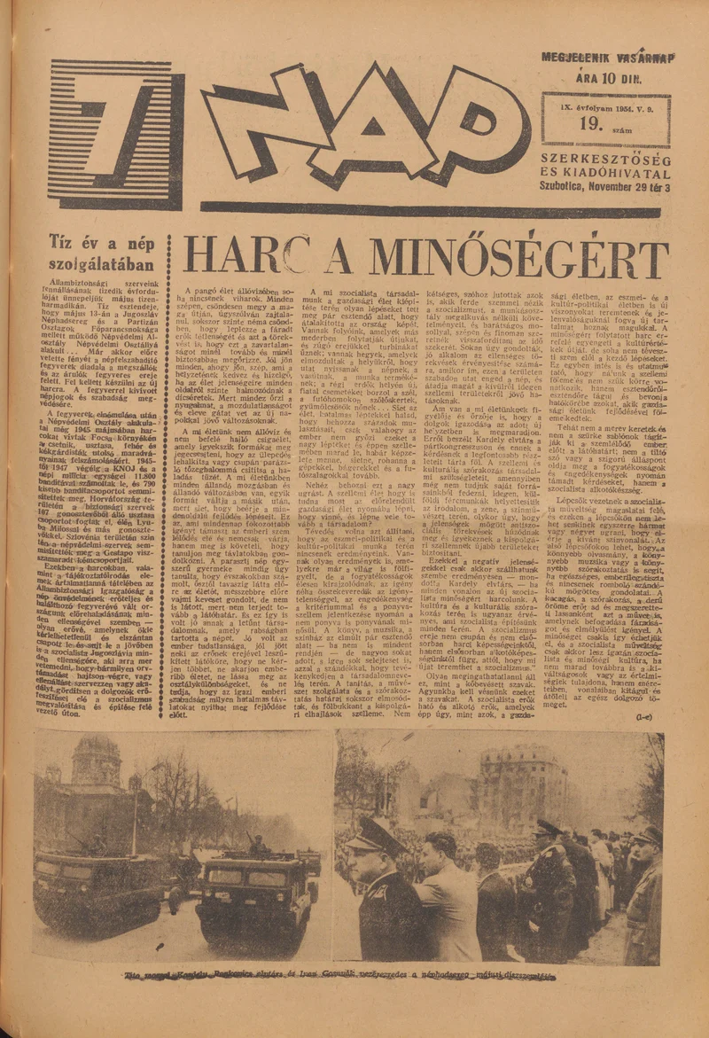 7 Nap, 9. évf. 1954. május 9. 19. sz. 1–16. oldal