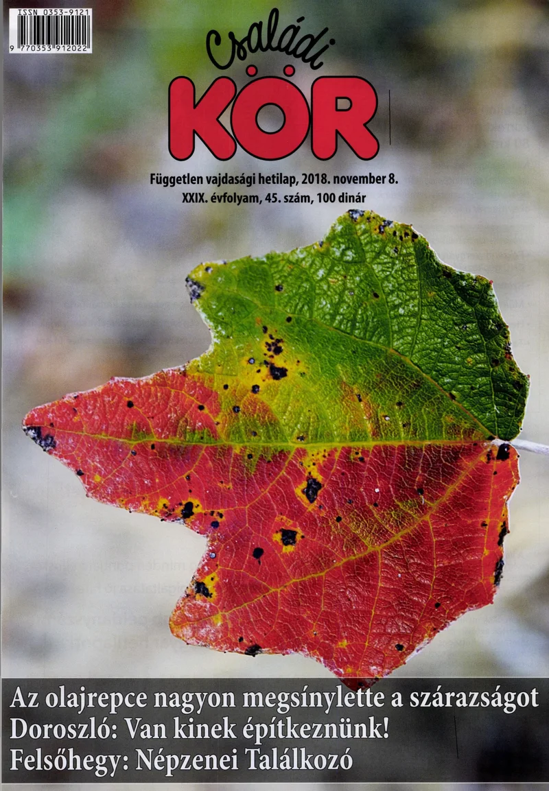 Családi Kör, 29. évf. 2018. november 8. 45. sz.