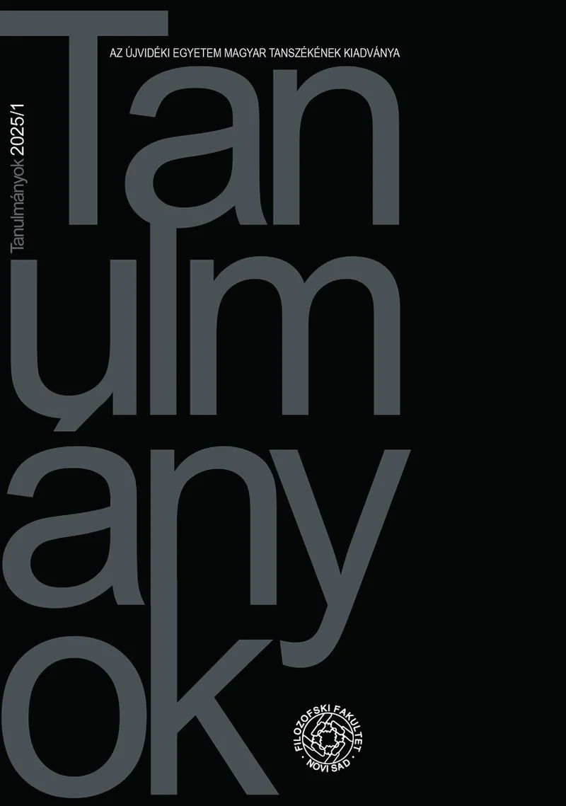 Tanulmányok, 55. évf. 2025. 1. sz.