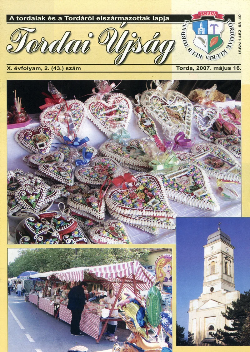 Tordai Újság, 10. évf. 2007. május 16. 2. sz. 1–28. oldal