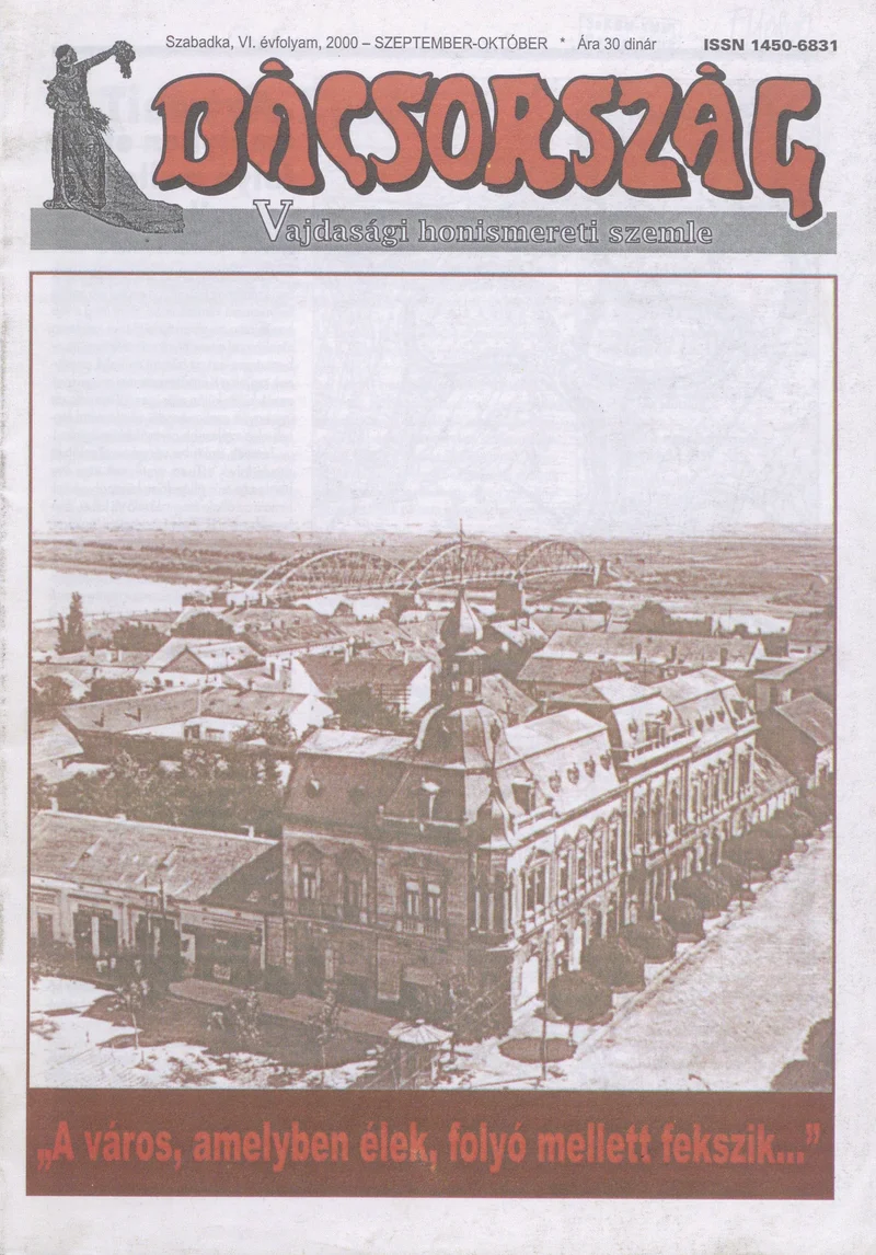 Bácsország, 6. évf. 2000. szeptember – október. 5. sz.