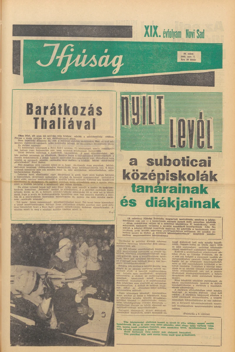 Ifjúság, 19. évf. 1963. november 7. 36. sz.