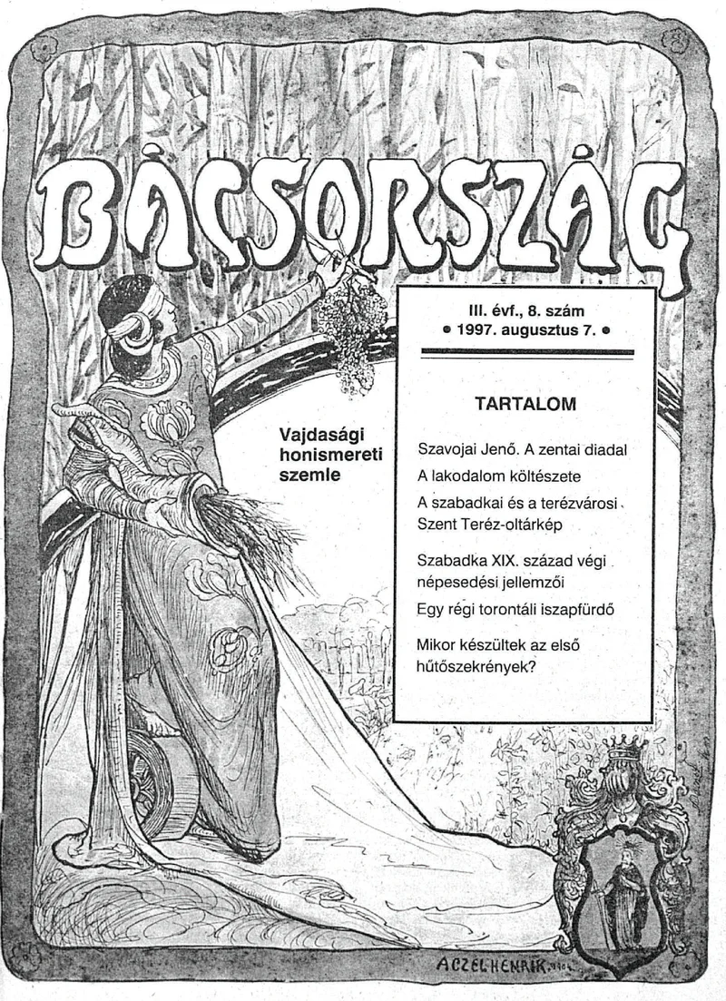Bácsország, 3. évf. 1997. augusztus 7. 8. sz.