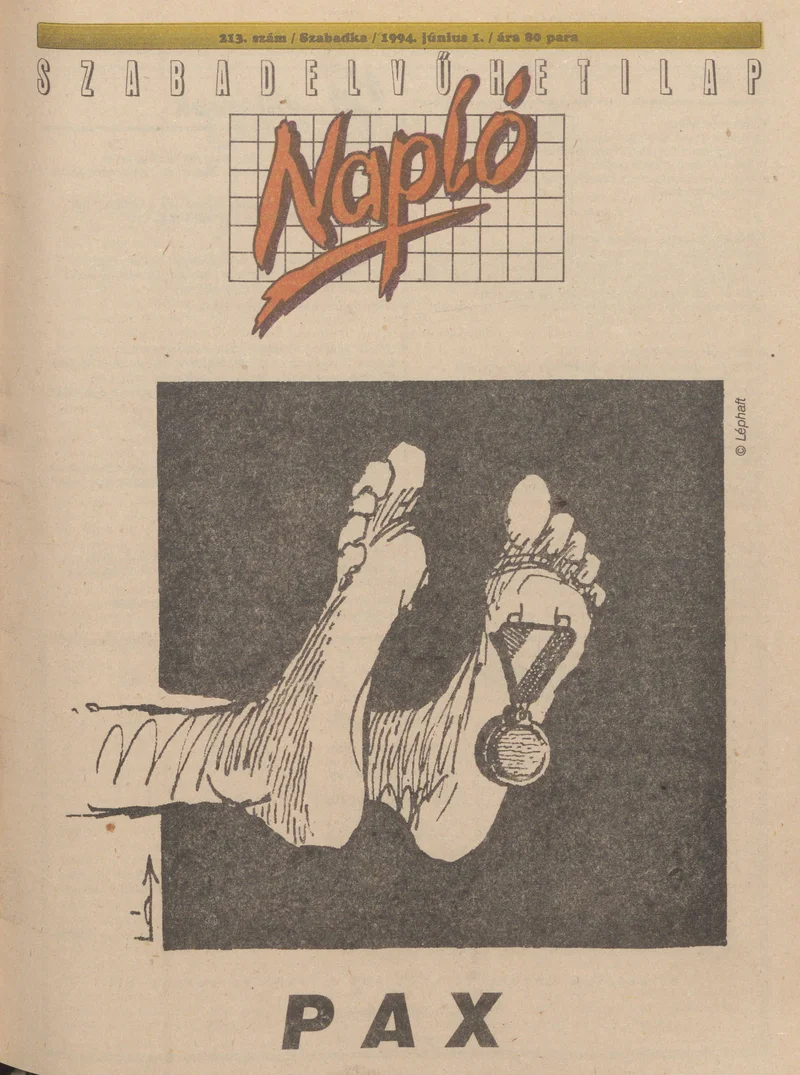 Napló - Szabadelvű hetilap, 5. évf. 1994. június 1. 213. sz.
