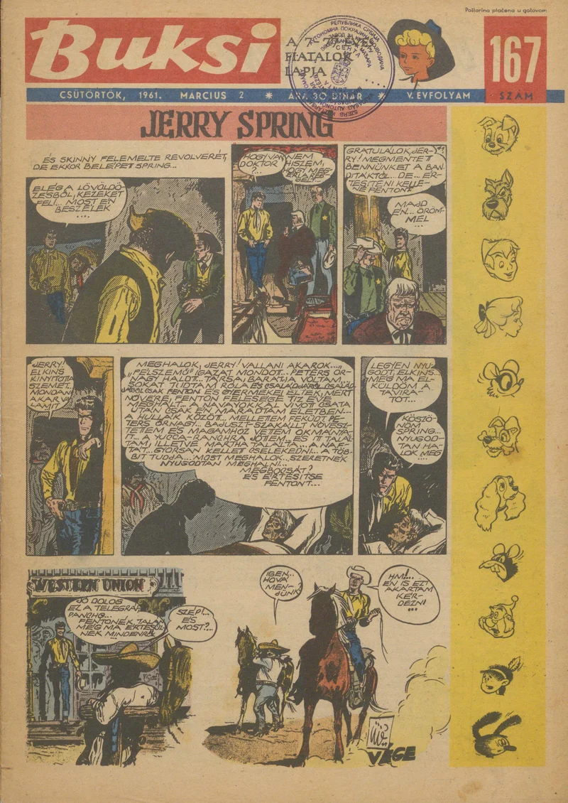 Buksi, 5. évf. 1961. március 2. 167. sz.